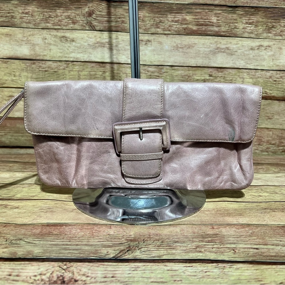 Hobo Purple Leather Wallet